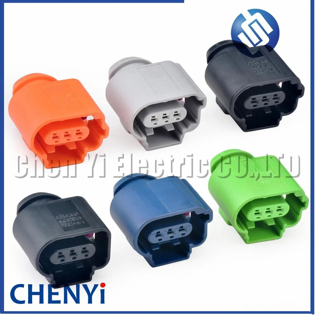 3 Pin Car Air Conditioner Pressure Switch Connector Knock Sensor Crankshaft camshaft position sensor plug 8K0973703 8K0 973 703