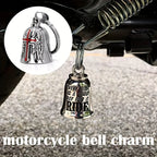 Vintage Punk Angel Pendant Motorcycle Bell Necklace For Men Symbol Of Protection And Good Luck Lucky Gift Sending off boyfriend