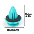 Green Nylon Retaining Clip for Toyota Bumper Door Buckle Car Interior Accessories Auto Vehicle Retainer Fastener Rivet 40/20pcs