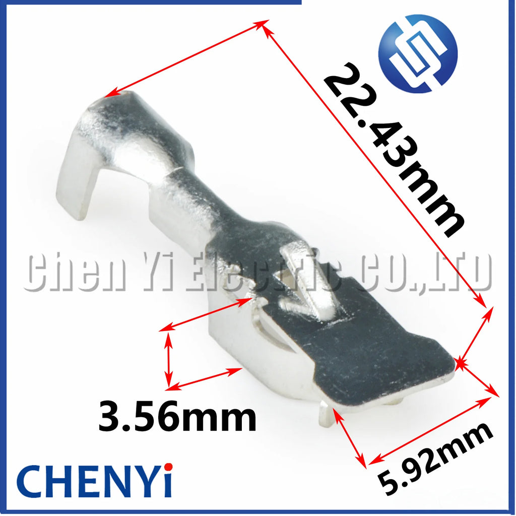 50 Pcs Automotive connector plug Crimp Wire Splice Pins CY004-025 For  Lamp Socket Wedge Light Base W5W 168 194 T10 2825 912 921