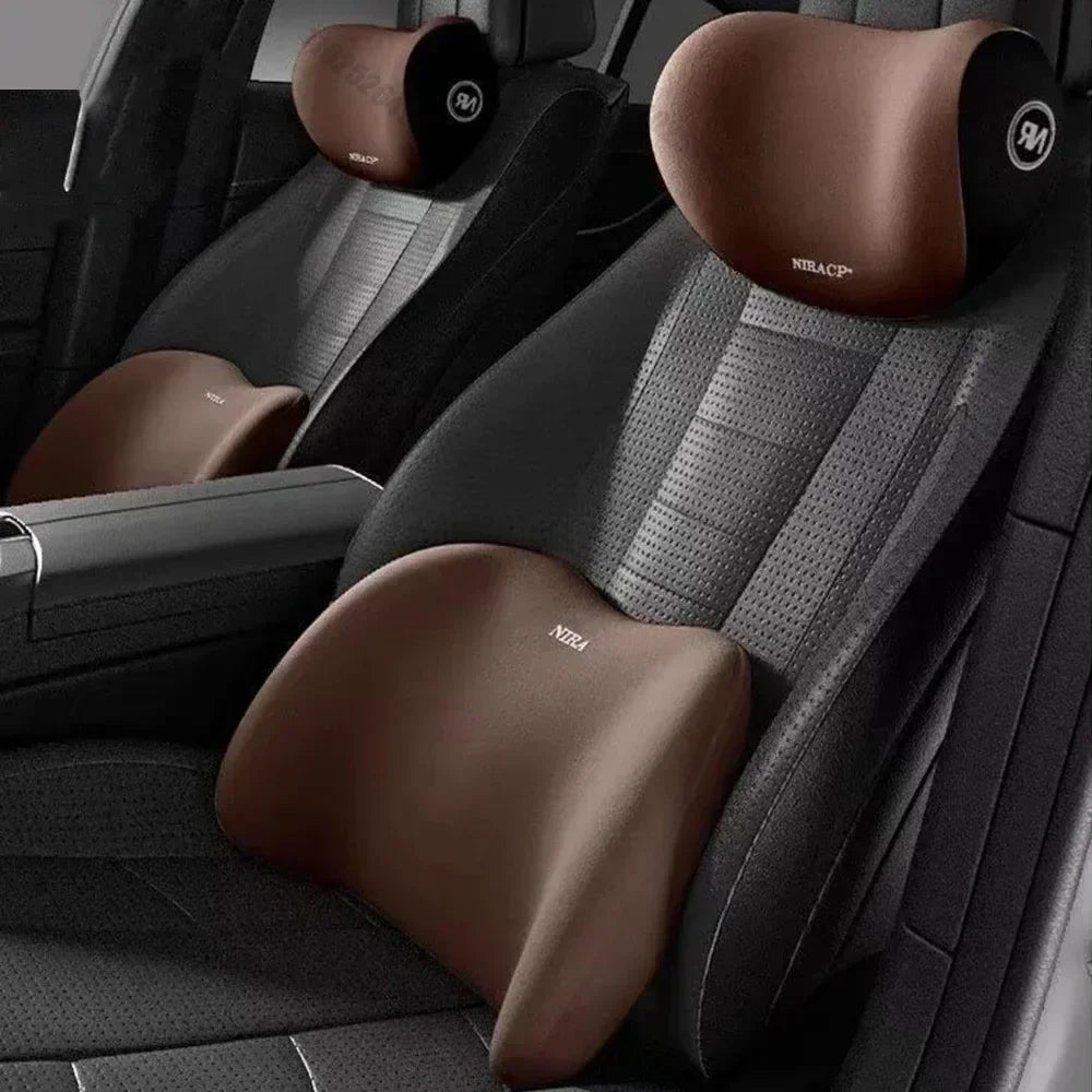 Car Headrest, Lumbar Support, Shoulder Pillow Pillow, Memory Cotton Waist Backrest Cushion, Household Automotive Products Amagi