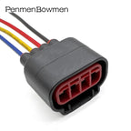 1 Set 4 Pin Auto Keyless Lock Machine Electrical Cable Connectors Wire Harness Plug E-5661-001 WPT-688 3U2Z-14S411-ZEA For Ford
