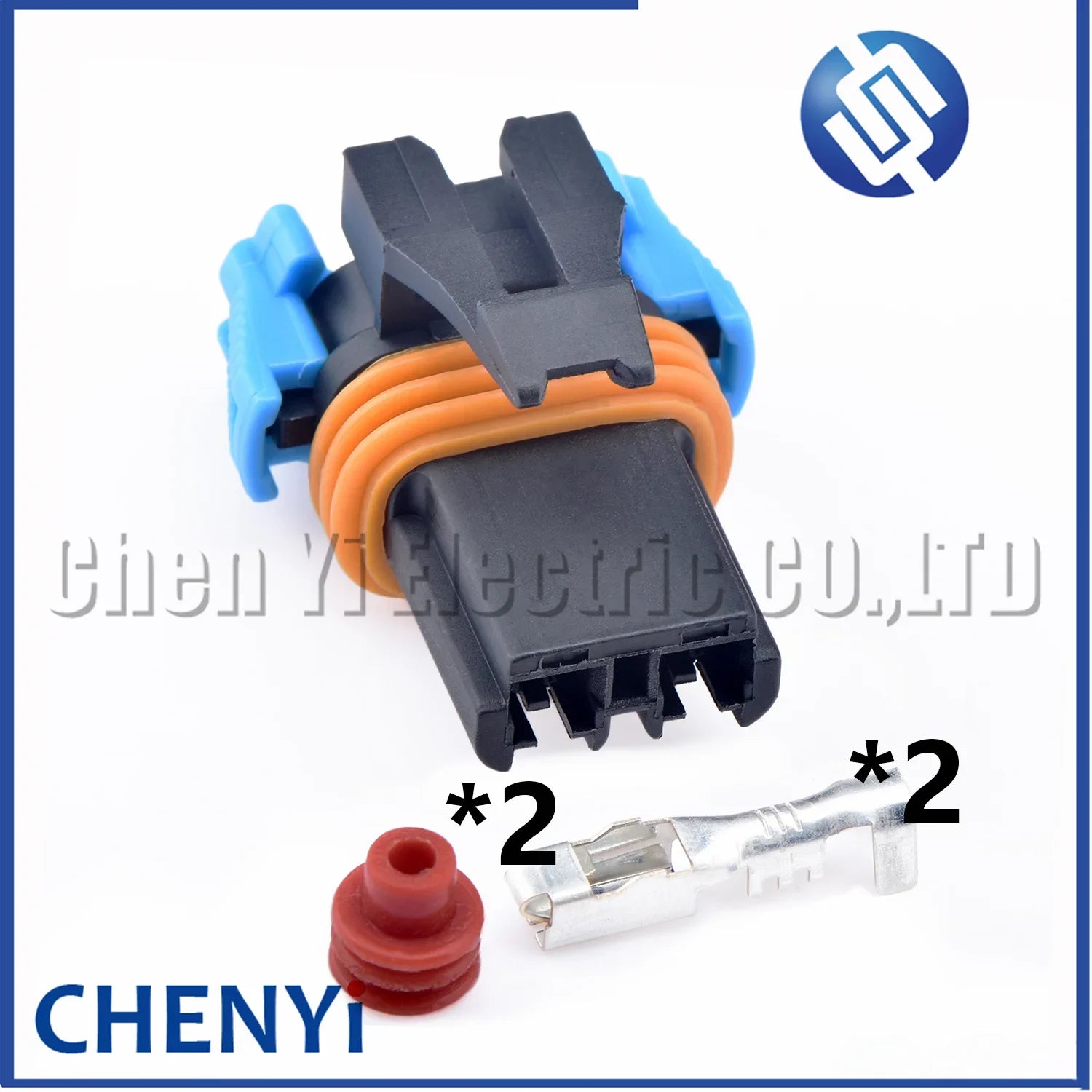 2 Pin 2.8mm series Automotive waterproof connector blade Blower Motor Plug For Chevrolet Buick