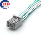 12 Pin Unsealed 0.7mm Male Female Connector Cable Plug Motorcycle Electrical Harnesses Wiring Harness MX34012PF1 MX34012SF1