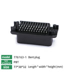 10/100Pcs ECU Controller Connector PCB Panel Waterproof Bent Needle Pin Socket Plug Board Terminal 776087 776163 776267 776280