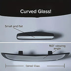 Curved Rearview Blind Spot Mirror Enhanced Field of View Curved Blind Spot Mirror HD Glass Wide Angle Mirror for Car Truck Amagi