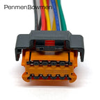 1 Set 10 Pin Car Headlight Electrical Cable Connectors Female Wiring Harness Far Near Beam Lighting Plug For Peugeot Citroen