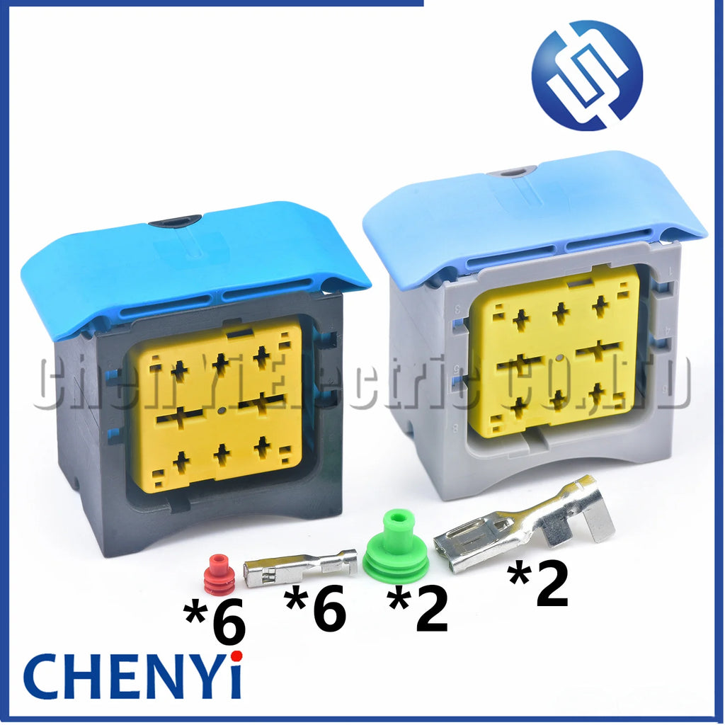 8 Pin Auto waterproof connector Relay fuse box harness plug 240PC089S0015 240PC089S8015 10812007 13949302 For Peugeot Citroen