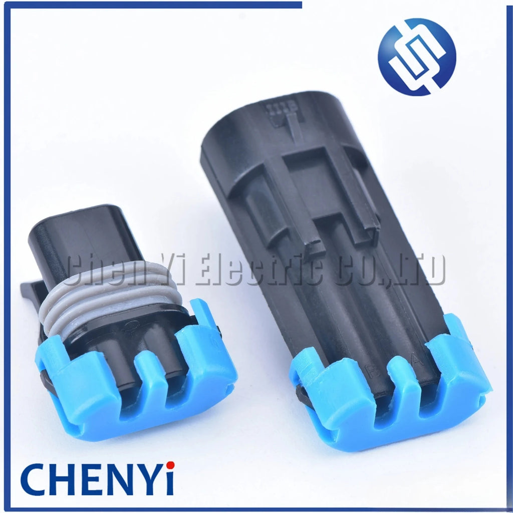 2sets 2 Pin Sealed automotive waterproof connector Male or Female Housing Connector 12052641 12162000