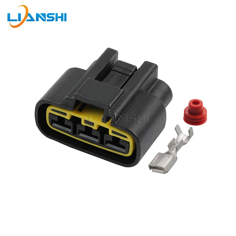 QLW-A-B3F-B High current Automotive Electronic fan 3-hole wiring harness plug DJ70320YB-6.3-11/21