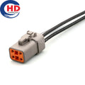 4 Pin Connector  Series  Unsealed Female Connector Cable Plug Motorcycle Electrical Harnesses Wiring Harness DTP06-4S/ATP06-4S