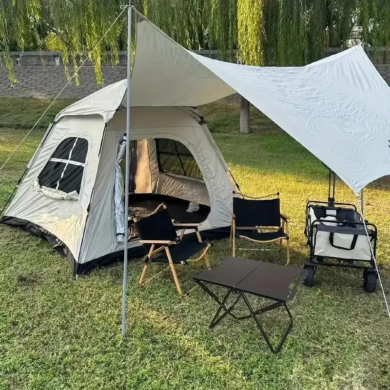 Multi Functional Outdoor Folding Table for Self Driving Hiking Convenient Metal Small Table Can Be Spliced To Hang Items Amagi