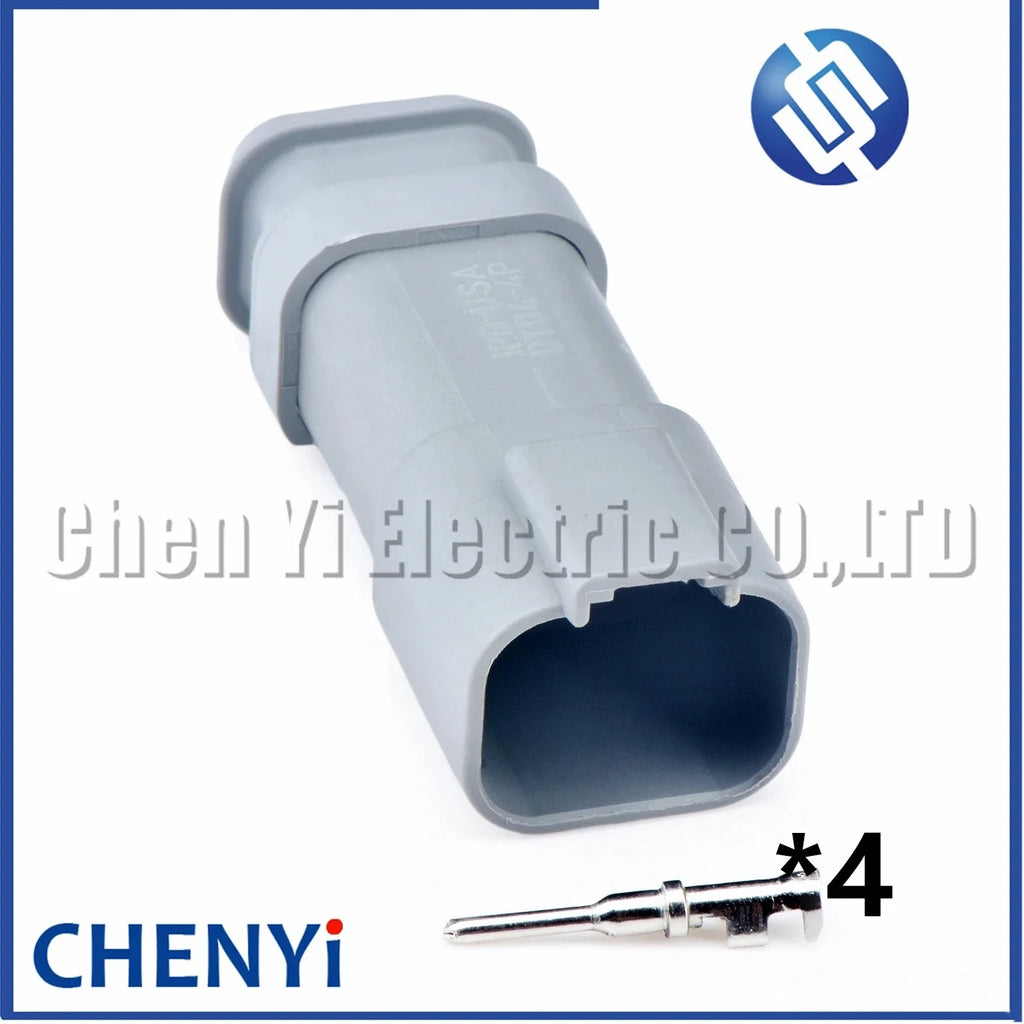 4 Pin Automotive waterproof connector Wiring Harness Plug For Deutsch DT series DT04-4P-E008 DT06-4S-E008 DT04-4P DT06-4S