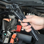 Universal Car Wiring Harness Fastener Clip Push Mount Cable Tie Nylon Zip Tie Auto Wire Loom Fixer Retainer Strap Set 15cm 20cm