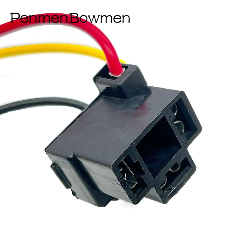 1 Set 3 Pin Car Headlight High Power Electrical Cable Connectors Female Wire Harness Plug