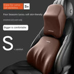 Car Lumbar Back Support Memory Foam Headrest Neck Lumbar Pillow Universal Soft Neck Pillows Seat Cushion Car Interior Accessorie
