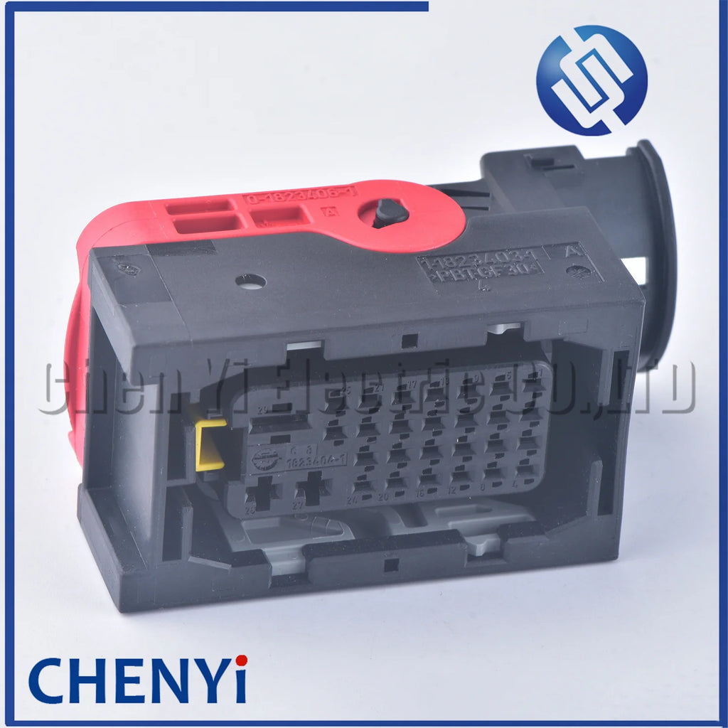 29 Pin Female Car ECU Connector Black Waterproof Wiring Plug 1-1823402-1 1-1823403-1 0-1823406-1 With Pins