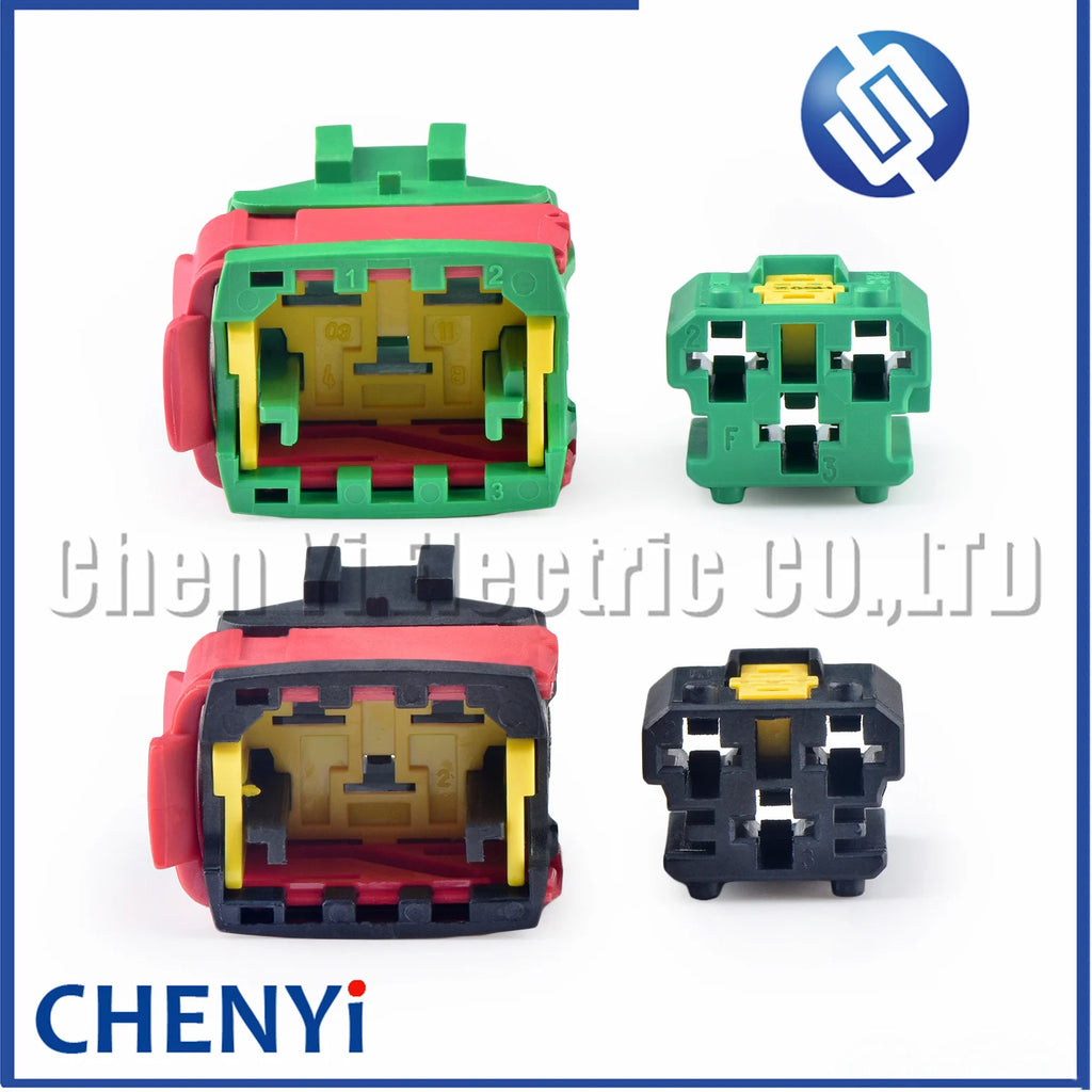 3 Pin Auto Fuse box connector Engine cooling fan harness plug 1544226-1 1544225-1 1544225-3 1544226-3 For Peugeot Citroen