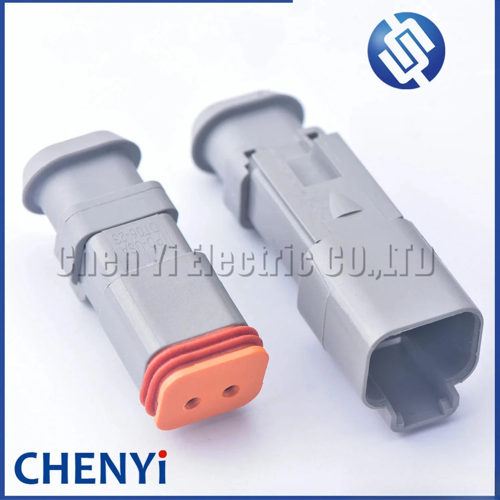 2 Pin Automotive Pump Truck Wiring Harness Connector Injector Plug Cover DT04-2P-E008 DT06-2S-E008 DT04-2P DT06-2S For Deutsch