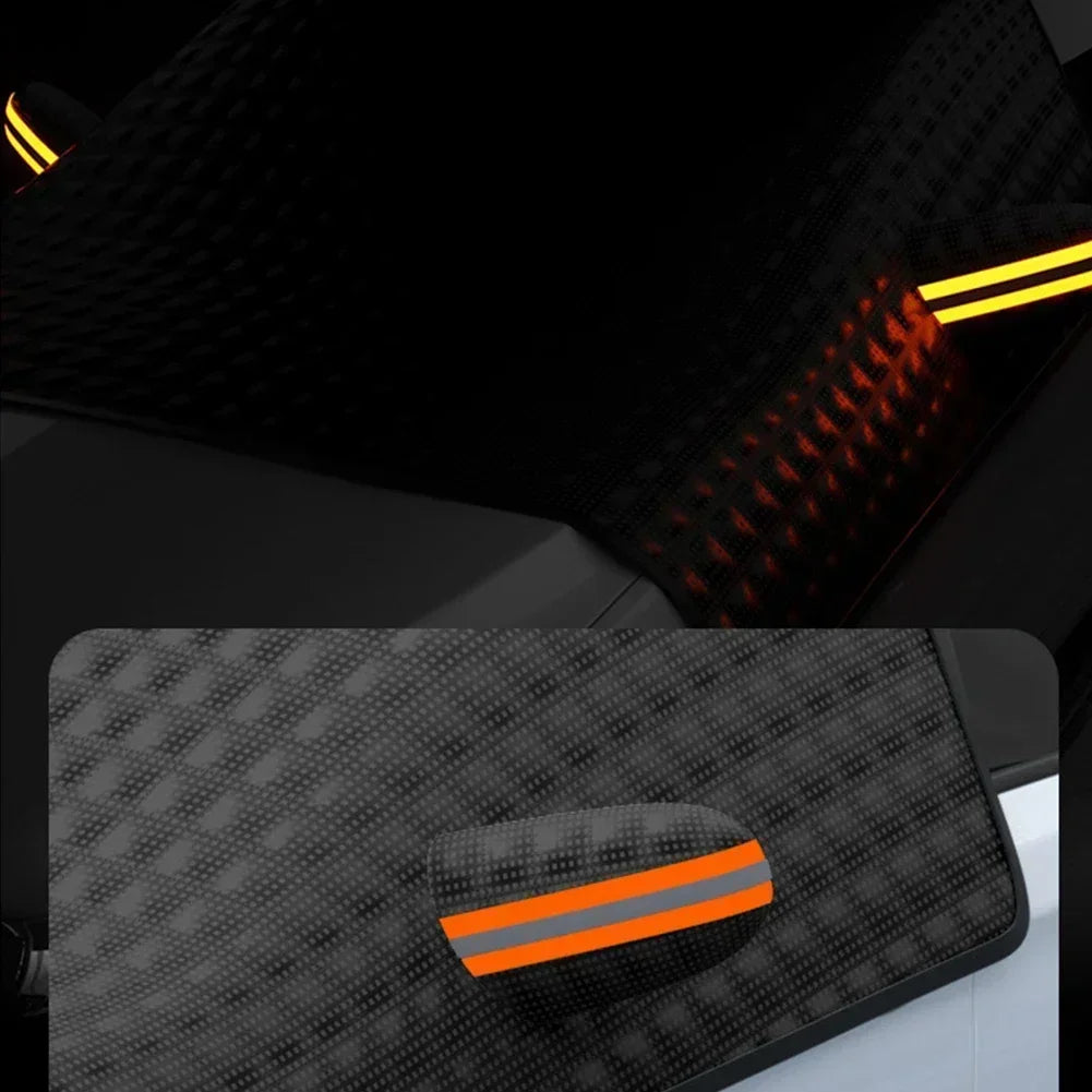 Car Windshield Snow Cover, Frost-Proof & Anti-Freezing Windshield Cover for Winter, Car Window Cover, Winter Car Cover Amagi