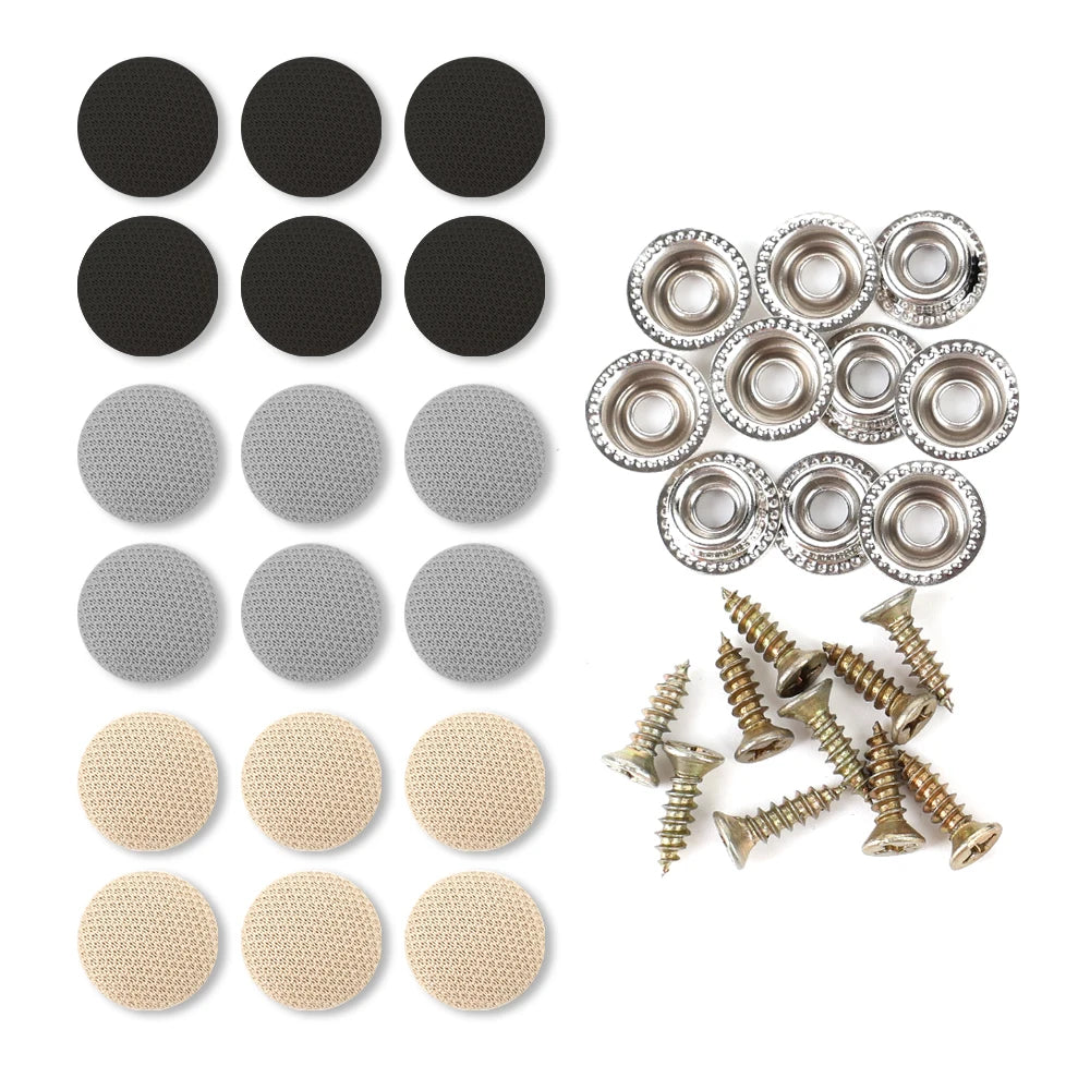 Car Ceiling Buckles Fixing Clips Auto Car Interior Roof Fixing Buckles Screw Headliner Fabric Rivets Retainer Buckle Fastener
