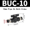 BUC Pneumatic Manual Valve - Straight Head Quick Coupling Steering Switch Manual Ball Valve for Air Hose (4mm,6mm,8mm,10mm,12mm)