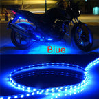 2/6PCS Waterproof DC 12V Motor LED Strip SMD Underbody Decorative strip Light For Car Motorcycle Beautiful Decorative Soft Light