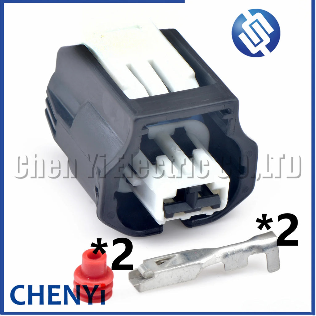 2 Pin Auto Fuel injector waterproof connector Automotive oil pressure solenoid valve plug 6189-7680 6189-7290 For Subaru Ford