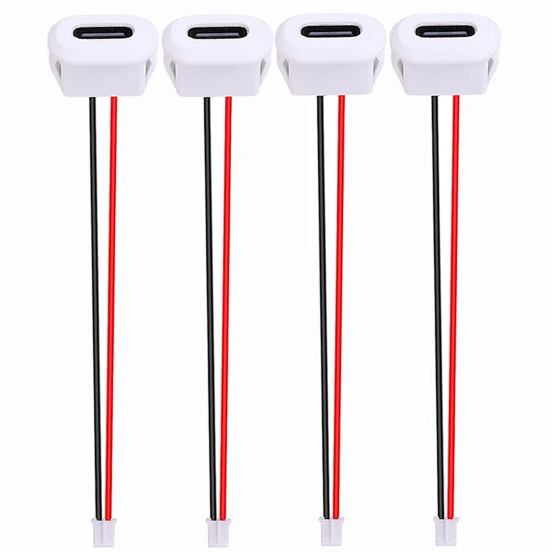 Type-C High Current Fast Charging Jack Port 3A Charger Plug Socket Connector Jack Female  USB-C with Card Buckle 2/4/10/20pcs
