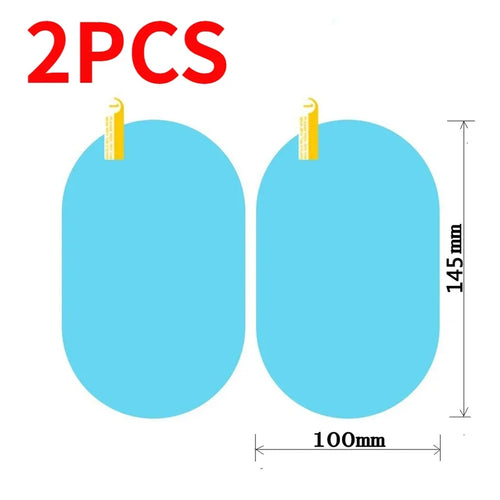 1-4PCS Car Side Window Rearview Rain Film Anti-Fog Rain-proof Car Window Mirror Waterproof Sticker Films Decals Rain Proof Films