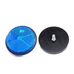 Circular Reflector Universal Motorcycle ATV Scooter Dirt Bikes Refraction Light Parts Night Reflective Light MOTO Lighting Amagi