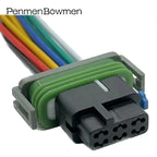 1 Set 12 Pin 0.8 Series Miniature Connector Car Reversing Radar Plug Wire Harness Auto Adapter for Harley Honda