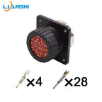 The 192900-0072 32-pin plug is suitable for the circular aviation plug socket male and female connector 192900-0055