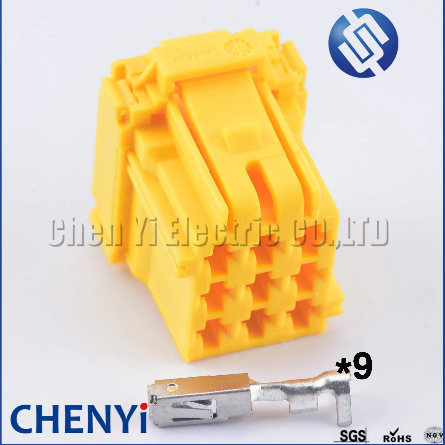 9 Pin/way Automobile power amplifier Connector Automotive Audio Amplifier Plug Wiring Harness Socket 8-968971-1 1-967626-1