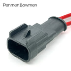 1 Set 2 Pin 2.8mm Car Oil Injector Electrical Cable Connectors Waterproof Female Male Wire Harness Plug 47000EV2M