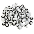 100Pcs Retaining Door Panel Clips Bumper Clips With Seal Ring Fastener Interior Fender Screw Rivet Car Interior Retaining Access