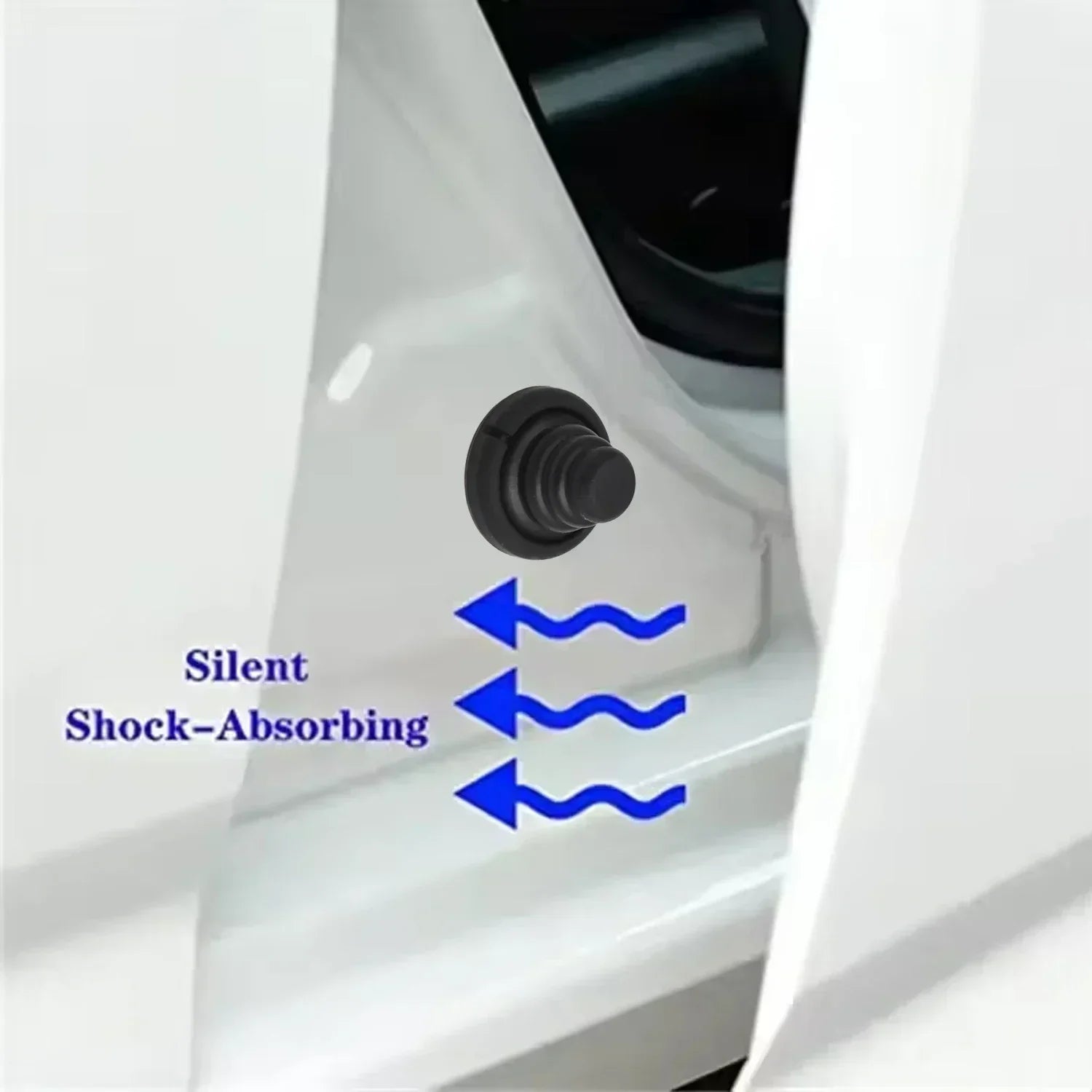 Car Door Anti-Collision Silicone Pads Sound Insulation Gasket Auto Soundproof Shockproof Sealing Rubber Pad Door Edge Sticker
