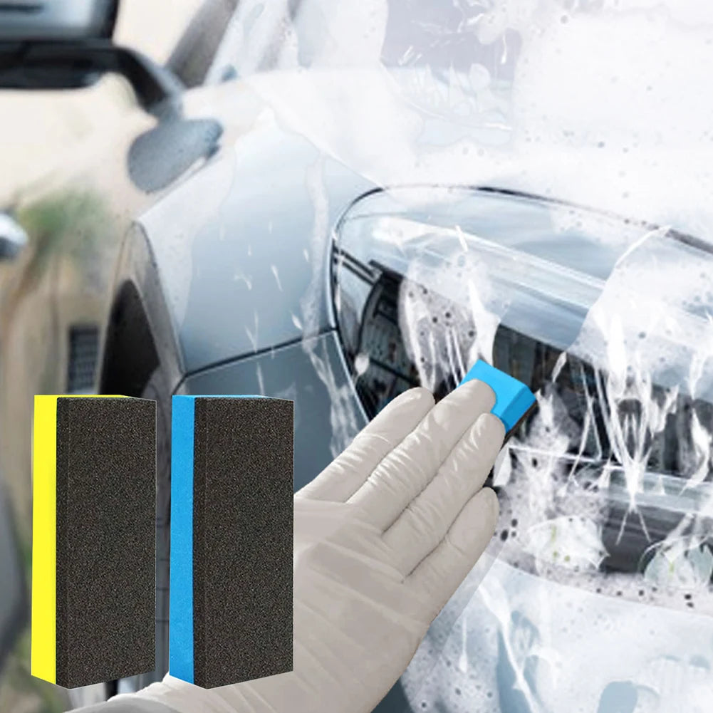 1PC Foam Sponge Applicator For Pads Car Buffing Polish Wax Car Glass Cleaning Tool Polish Wax Ceramic Coating Sponges Brushes