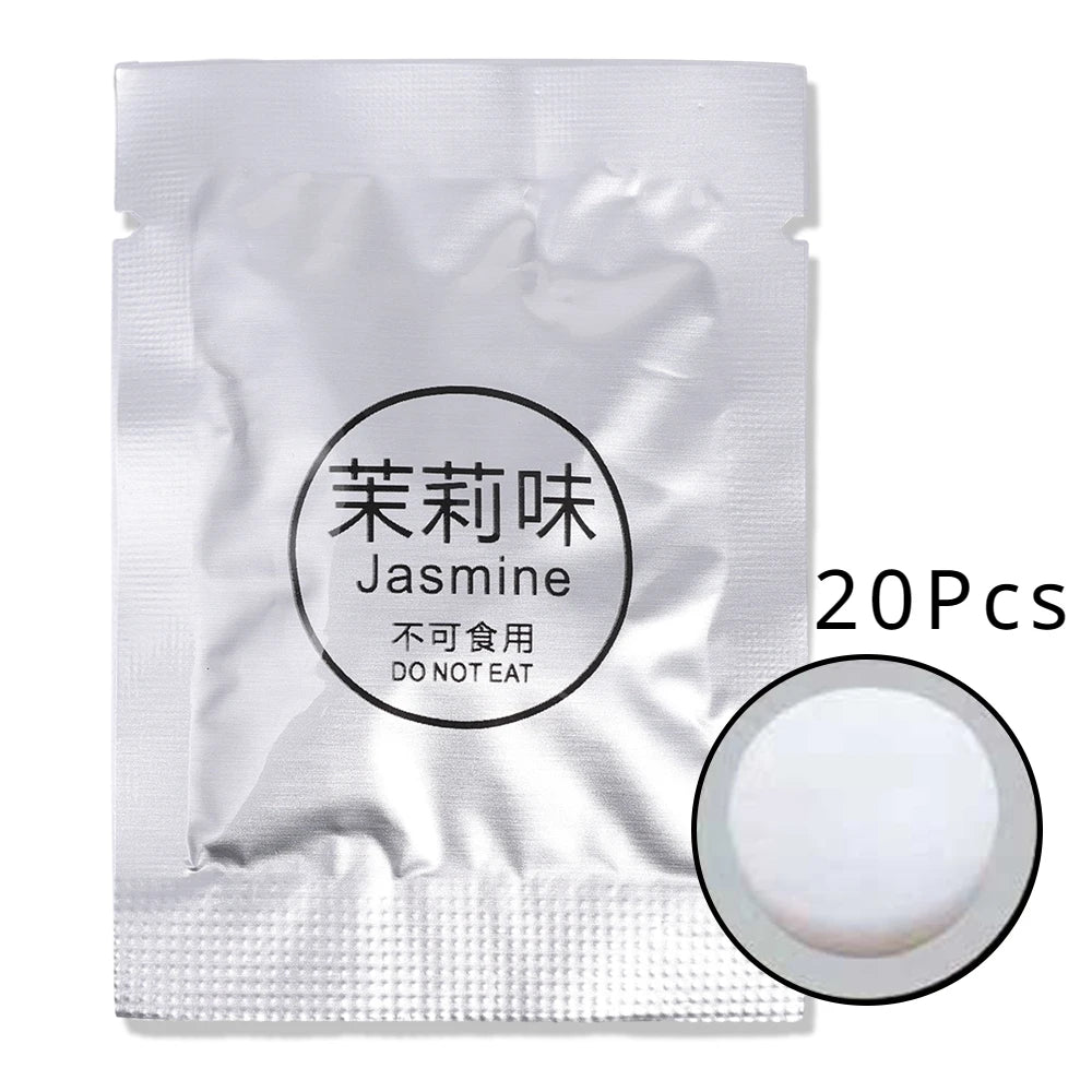 Car Air Fresheners Refills Lemon Peach Auto Air Vent Clip Replacement Set Pads Solid Fragrance Scent Air Freshener Refill Tablet