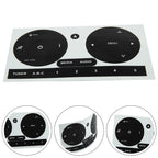 Radio Stereo Worn Peeling Button Repair Kit Decals Stickers For Fiat 500 2011 To 2016 CD Radio Audio Button Repair Stickers