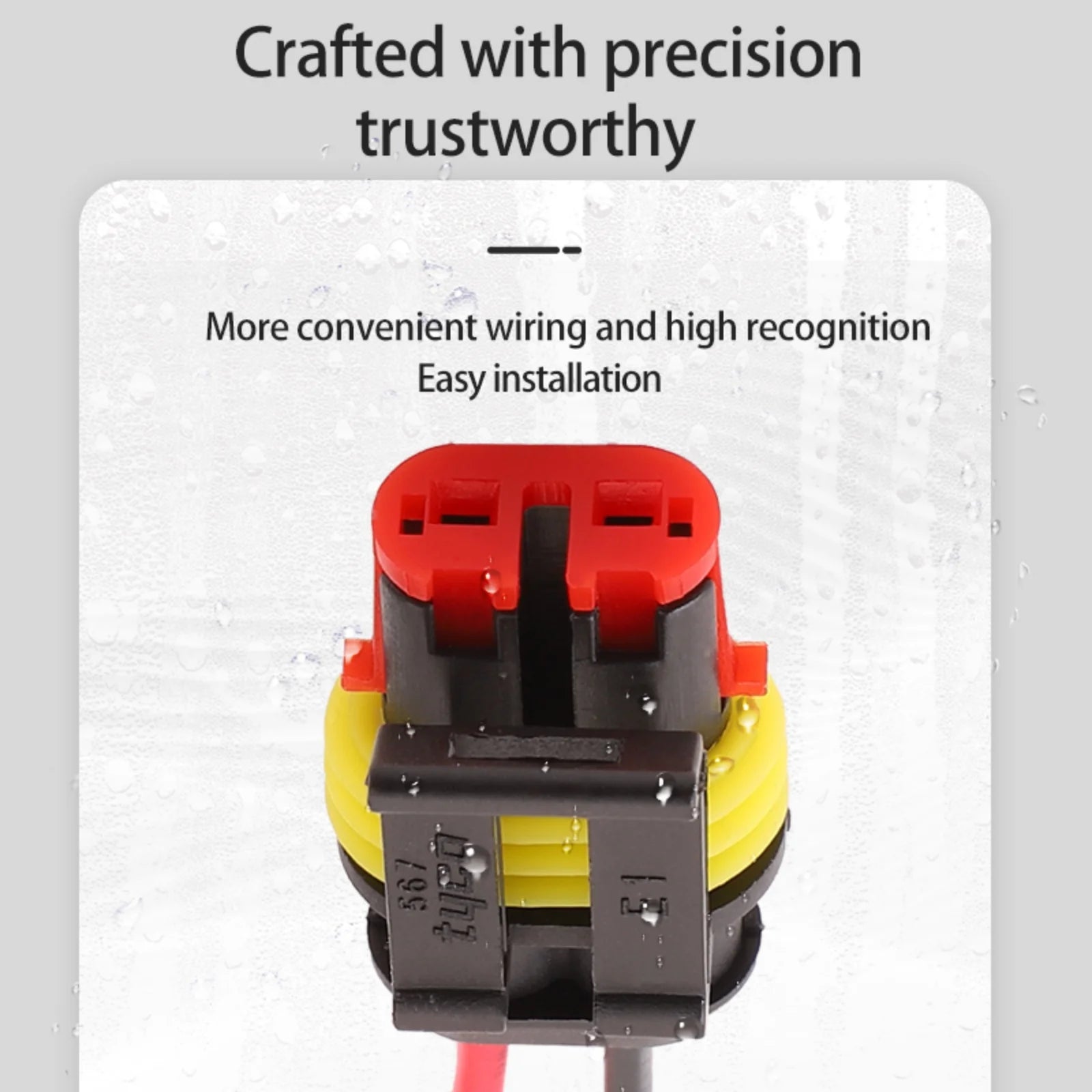 AMP 2 PIN Waterproof 1.8mm Female Male Tyco Super Electrical Automotive Connector Plug Wiring Harness For Car 282104-1 282080-1