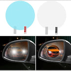 2PCS Car Rearview Mirror Cover Anti-Fog Anti-glare Rainproof Film Clear Sight Safe Driving Auto Protection Car Glass Amagi