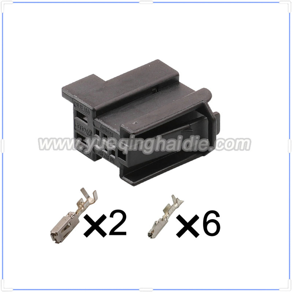 8 Pin Connector 0.6mm 2.8mm Female Connector Automotive Wiring Harness Terminal Automobile Housing Cable Socket 1K0972924