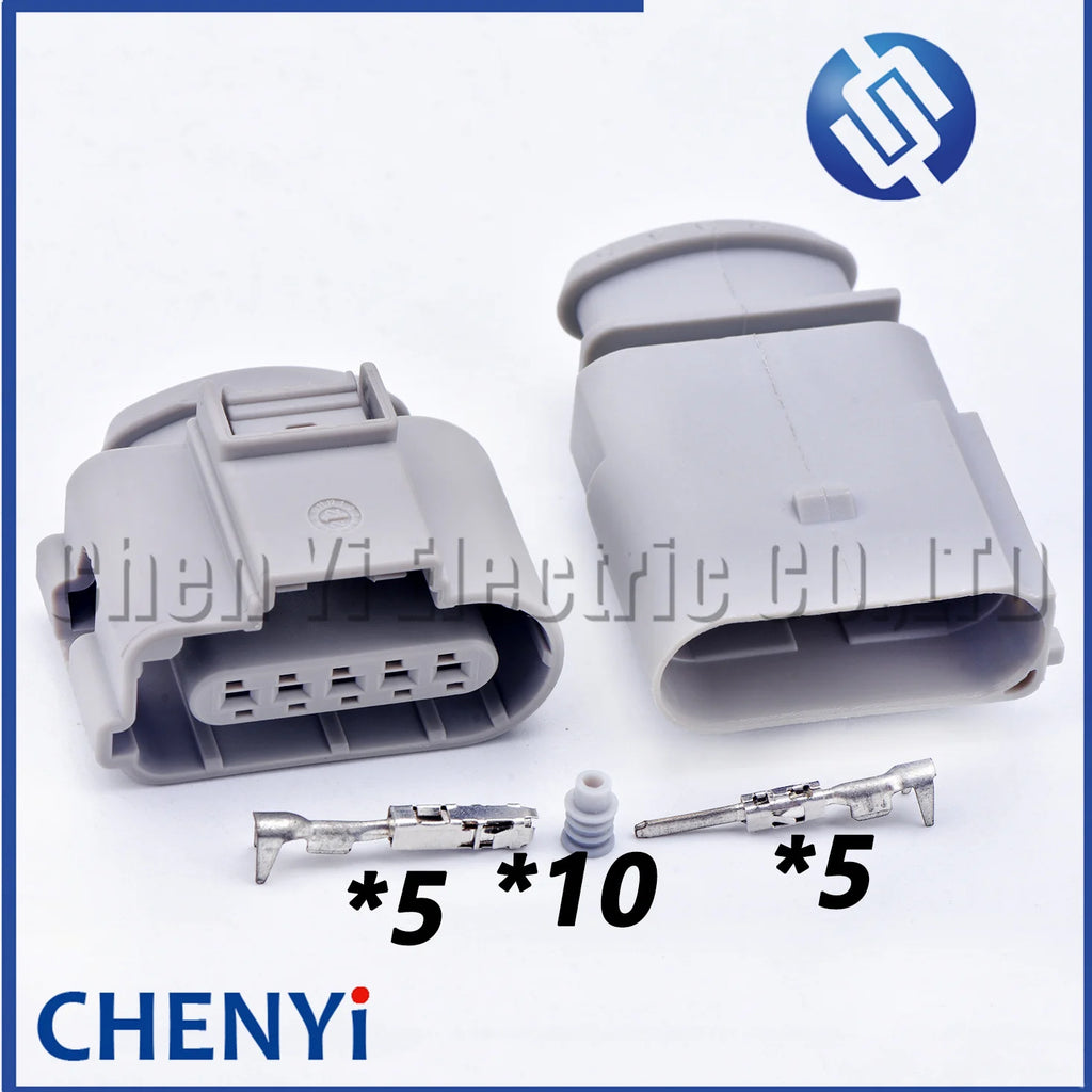 5 Pin Automobile waterproof connector Lambda Probe O2 Oxygen Sensor plug socket 8K0973705G 8K0 973 705G 0258027229