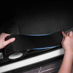 3D Carbon Fiber Matte Car Sticker DIY Paste Protector Strip Car Threshold Door Edge Anti Scratch Tape Waterproof Protection Film