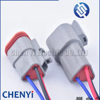3 Pin Auto Waterproof Connector DT06-3S DT04-3P Automotive Electrical Wire Harness pigtail Plug For Deutsch DT series