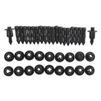 20Pcs 6mm Auto Fastener Clip Mixed Car Body Push Retainer Pin Rivet Plastic Rivet Bike Fairing Trim Clips For Honda For Suzuki