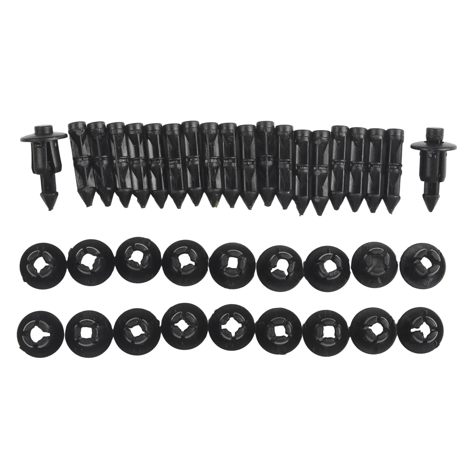 20Pcs 6mm Auto Fastener Clip Mixed Car Body Push Retainer Pin Rivet Plastic Rivet Bike Fairing Trim Clips For Honda For Suzuki