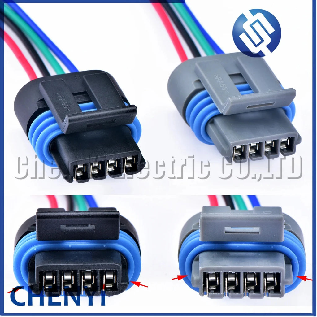 4 Pin Auto connector intake pressure sensor Crankshaft Sensor Wire harness plug 12162189 12162188 12162190 12162833 12162834