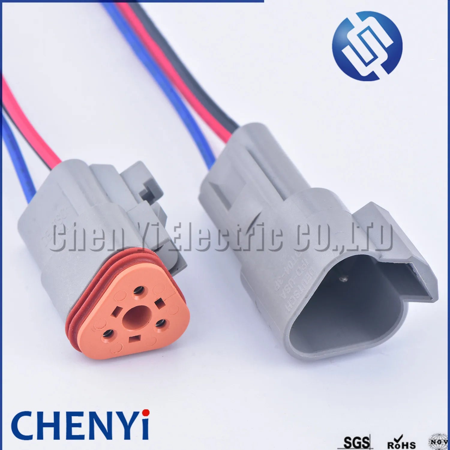 DT 2 3 4 6 8 12 Pin Automotive Sealed Electric Plug male female Waterproof Connector Wire Harness DT06-2S DT04-2P For Deutsch